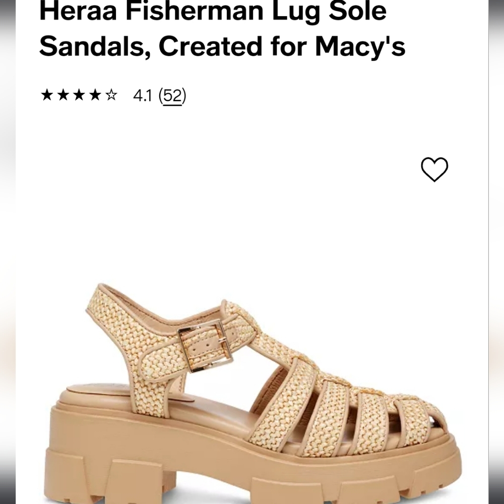 Wild Pair Heraaf cage style fisherman lug sandals, women size 12